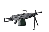 A&K M249 SAW Para Steel Body AEG LMG w/ Reinforced Gearbox (Black / Tan)