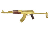 E&L Airsoft AKMS 24K Gold Plated AEG