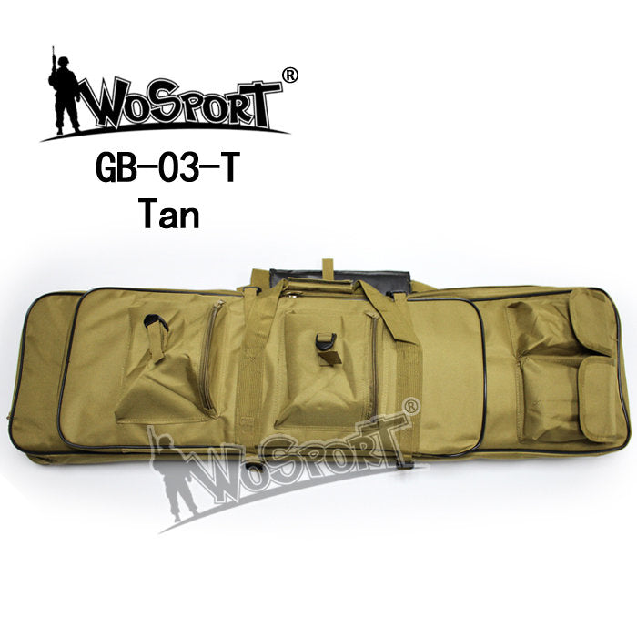 Wosport 100cm Single Gun Bag (Black / Tan / OD Green)