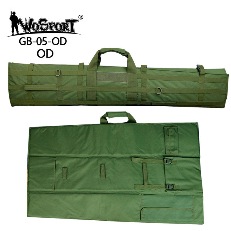 Wosport 122cm Sniper Gun Bag 48" (Black / Tan / OD Green)
