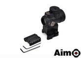 AIMO MRO Red Dot with QD Riser Mount & Low Mount (Black / Tan)
