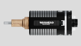 Warhead Industries Brushless CNC Black AEG Motor - Long Shaft (Standard / High Speed / Ultra High Speed)