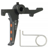 MAXX CNC Aluminum Advanced MTW Trigger (Style E) (Black / Red / Dark Earth)