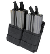 Condor MA43: Double Stacker Open-Top M4 Mag Pouch (Black / Tan / OD Green)
