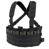 Condor MCR6: Rapid Assault Chest Rig (Black / Tan / OD Green)