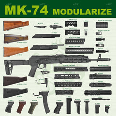 LCT Stamped Steel MK-74 AEG w/ GATE Aster II BT
