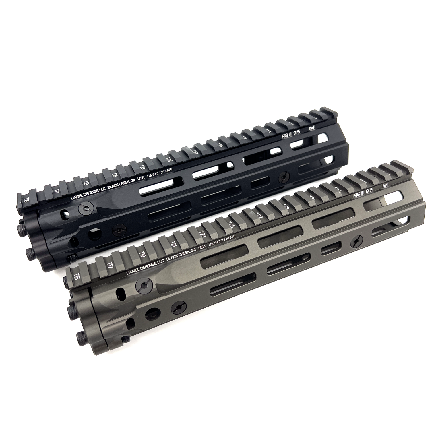 AIRSOFT ARTISAN MK18 9.5" MLOK RAIL FOR M4/M16 SERIES AEG / GBB / PTW (Black / Dark Earth)