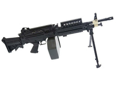 A&K M249 SAW MK46 Polymer "Middleweight" AEG LMG w/ Reinforced Gearbox