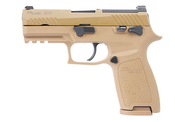 VFC Sig Sauer ProForce P320 M18 Airsoft GBB Pistol (Black / Tan)