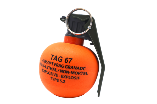 TAGinn TAG-67 Airsoft Hand Grenade (Pack of 6) *NEW LOWER POWER
