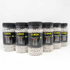 BCA Superior Heavy Airsoft Biodegradable BBs - 2000rd Bottles (0.36g to 0.45g)