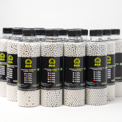 BCA Superior Enhanced Airsoft Biodegradable BBs - 15 Bottles Bulk (0.25g)