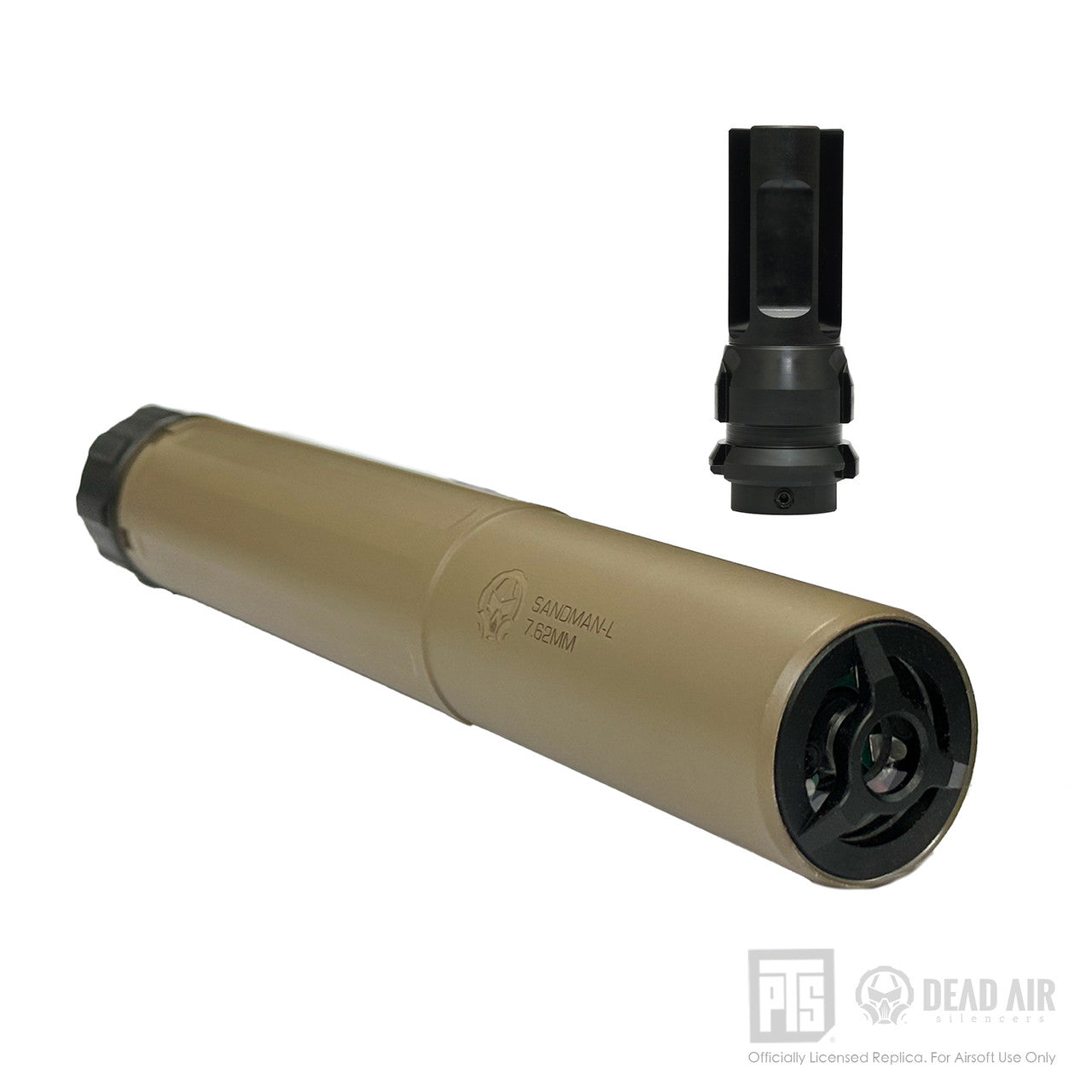 PTS Dead Air Sandman-L Airsoft Tracer Unit (Black / Tan)