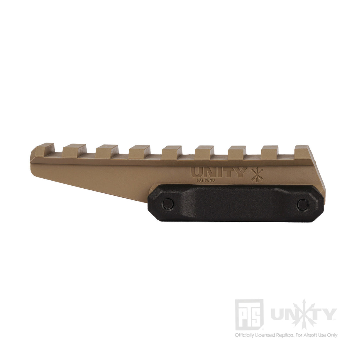 PTS UNITY TACTICAL - FAST OPTIC RISER [Dupont Polymer] (Black / Tan / Green)