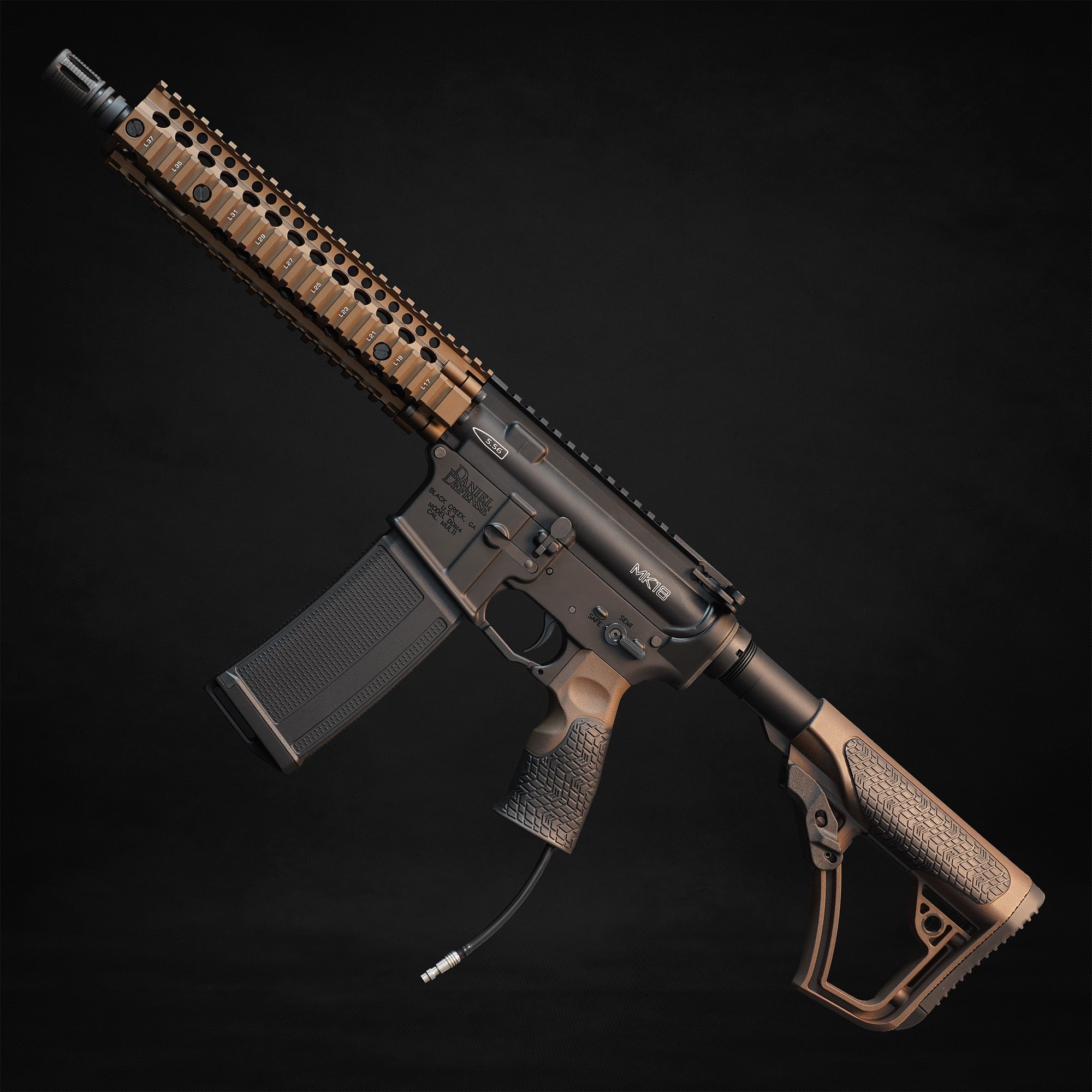 Wolverine MTW Daniel Defense MK18 (RIS II Brown / RIS III Black ...