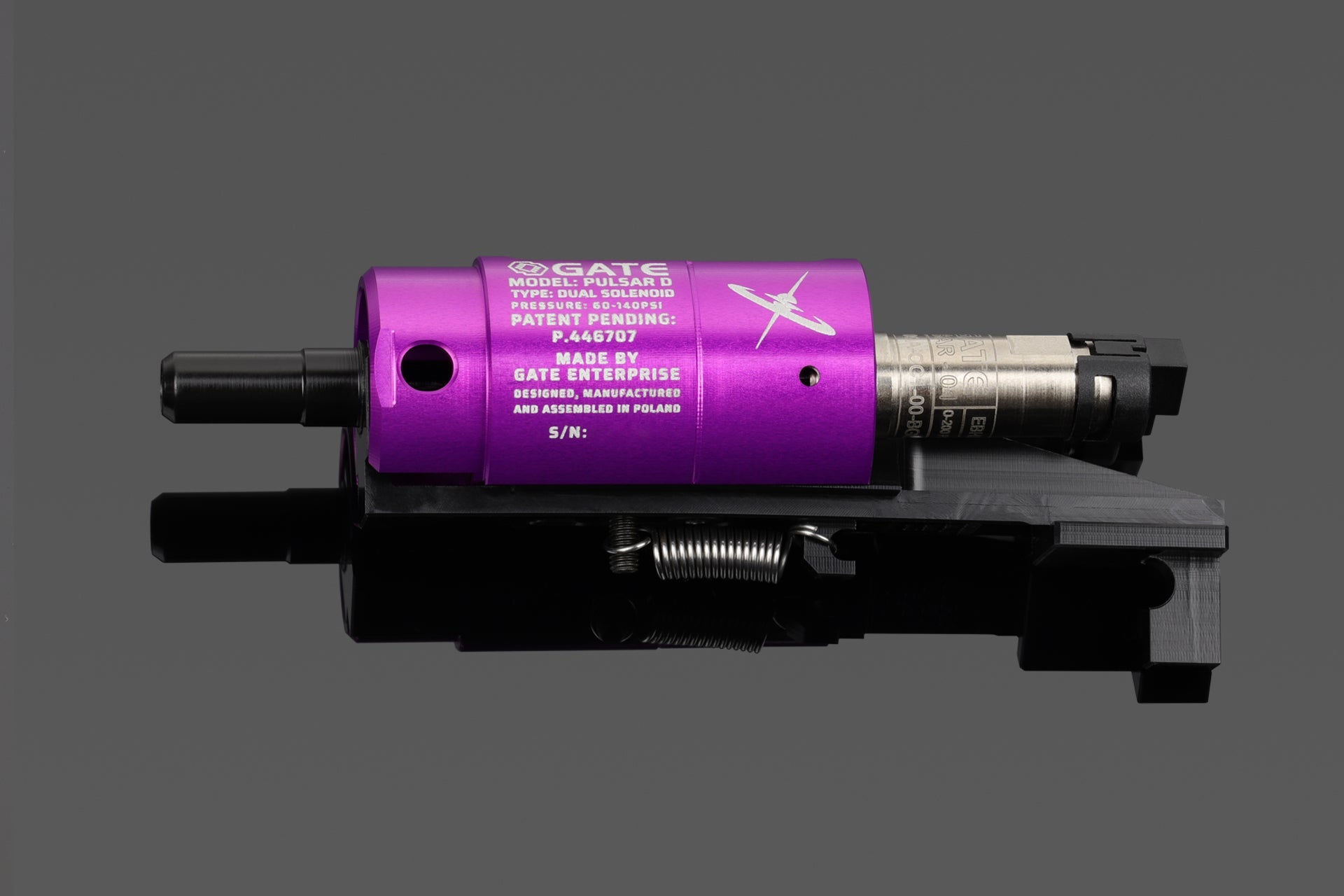 GATE PULSAR D Dual Solenoid HPA Engine with TITAN II Bluetooth