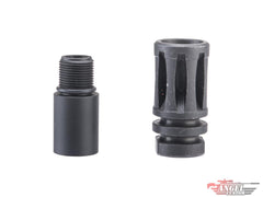 thumbnail image 2 of RPS Airsoft M4 Barrel Extension – Male 14mm CCW To Female 14mm CCW (Black) 2 of 5