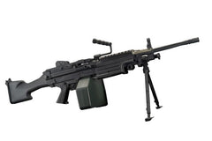 A&K M249 SAW MKII Polymer "Middleweight" AEG LMG w/ Reinforced Gearbox