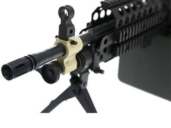 A&K M249 SAW MK46 Polymer "Middleweight" AEG LMG w/ Reinforced Gearbox