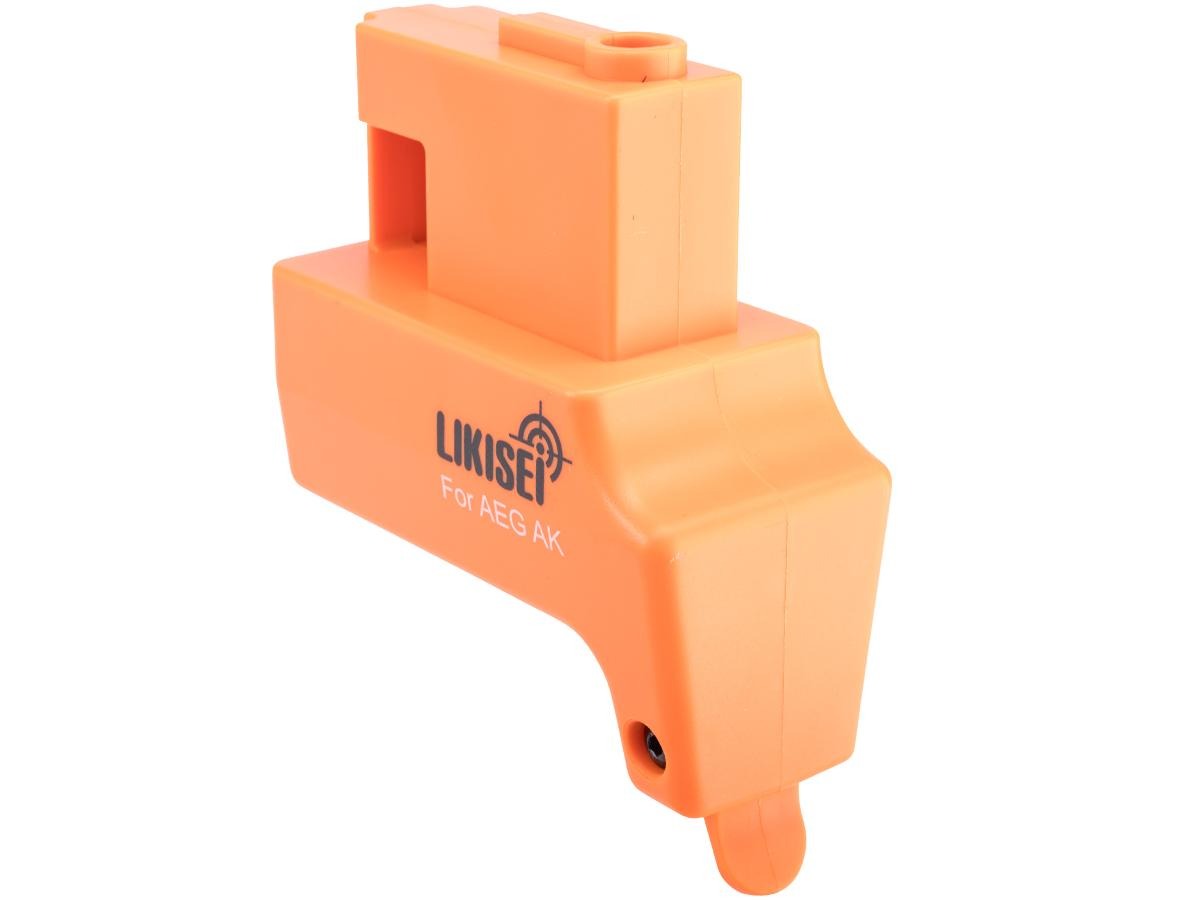 Likisei Odin M12 Sidewinder Adapter For AK AEG (Black / Orange)