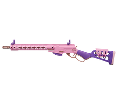 G&G LevAR 15 Gas Powered Lever Action Airsoft Rifle (Macaron Blue / Pink)