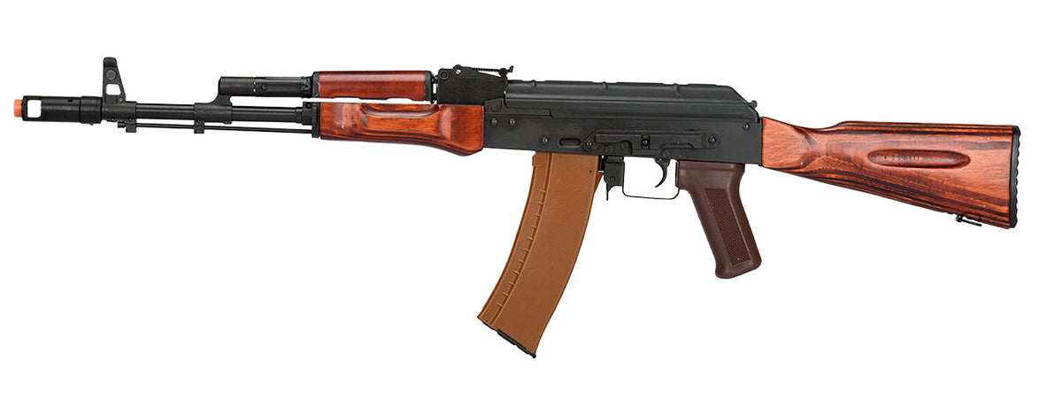 LCT AK-74 Real Wood with Stamped Steel Receiver w/ GATE Aster (LCK74 AEG)