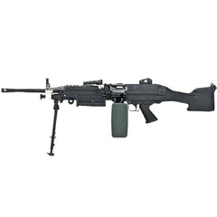 A&K M249 SAW MKII Polymer "Middleweight" AEG LMG w/ Reinforced Gearbox