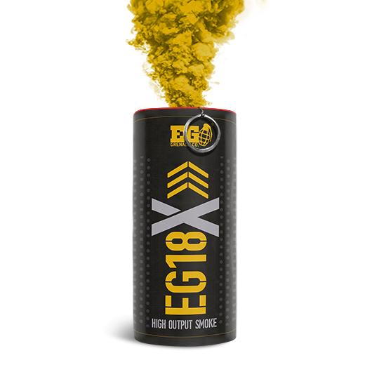 EG18X Military-Grade Wire Pull Smoke Grenade (Orange / Purple / Blue / Yellow)