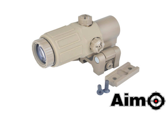 AIMO G33 3x Magnifier (Black / Tan)