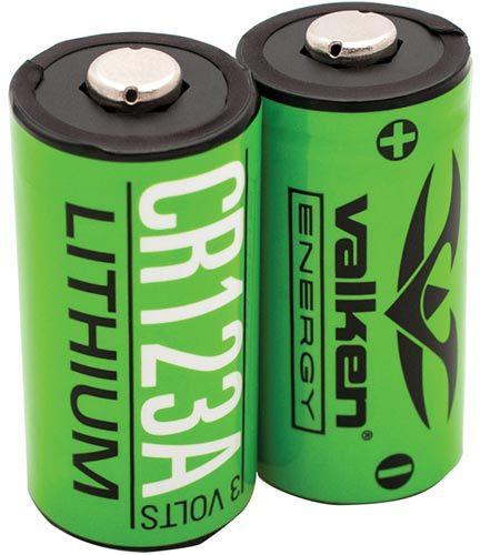 Valken CR123A 3v Lithium Battery - Set of 2