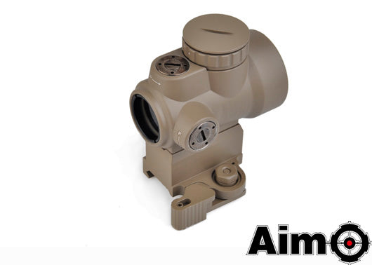 AIMO MRO Red Dot with QD Riser Mount & Low Mount (Black / Tan)