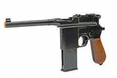 WE-Tech Full Metal 712 GBB Pistol w/ Stock (C96) (Black/Silver)