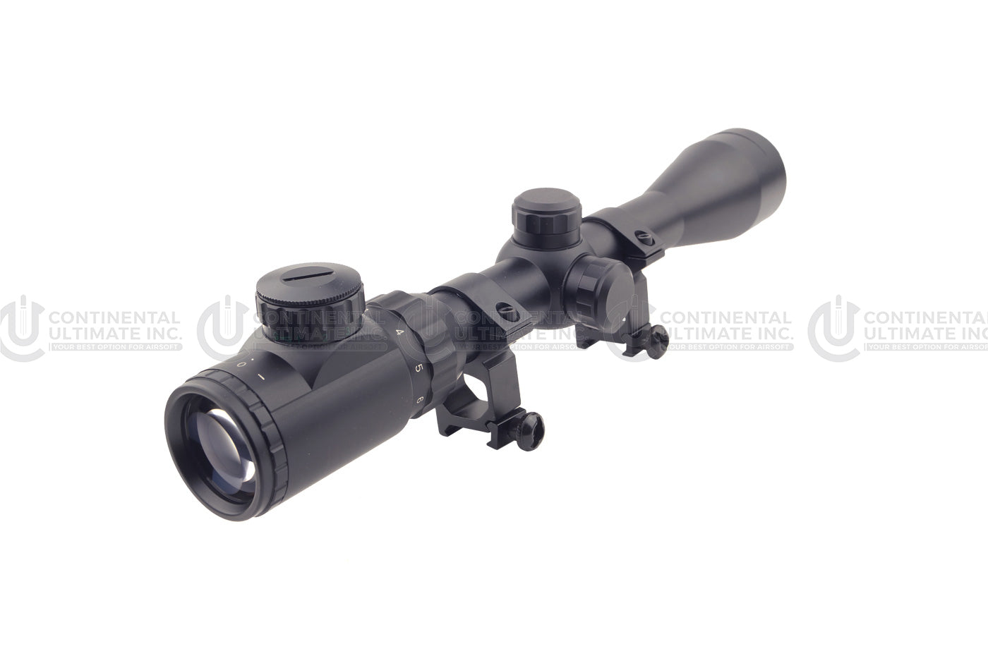 Precision Dynamics 3-9x40EG Illuminated Scope w/ Scope Rings ...