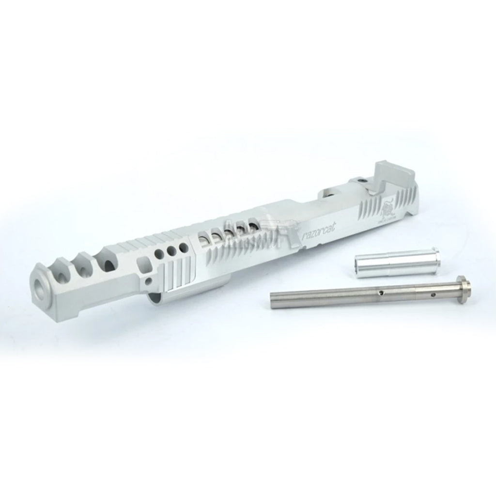 Custom Limcat Razorcat Airsoft Masterpiece Limcat RazorCat Open Slide Kit Silver – BlackBlitz ...