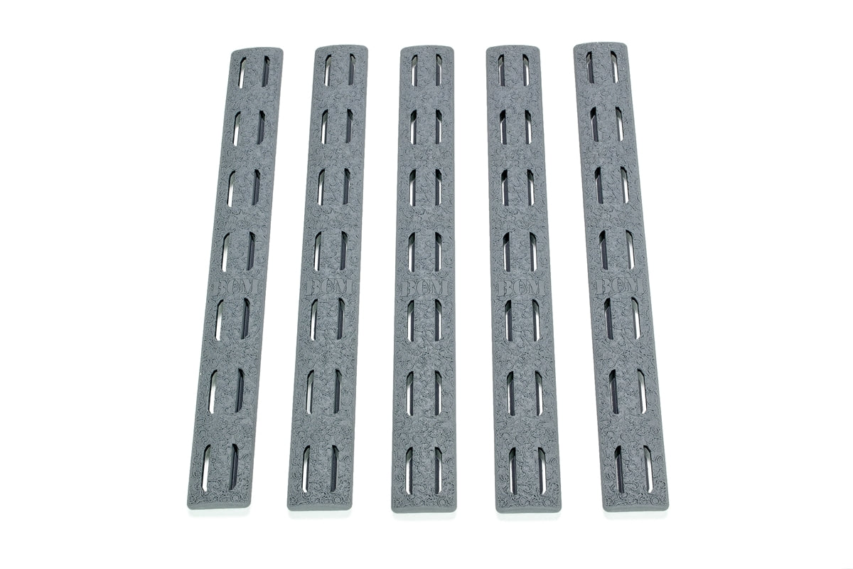 Bcm Keymod Panel BCM GUNFIGHTER KEYMOD RAIL PANEL KIT 5.5-INCH FIVE PACK (Black / Tan ...