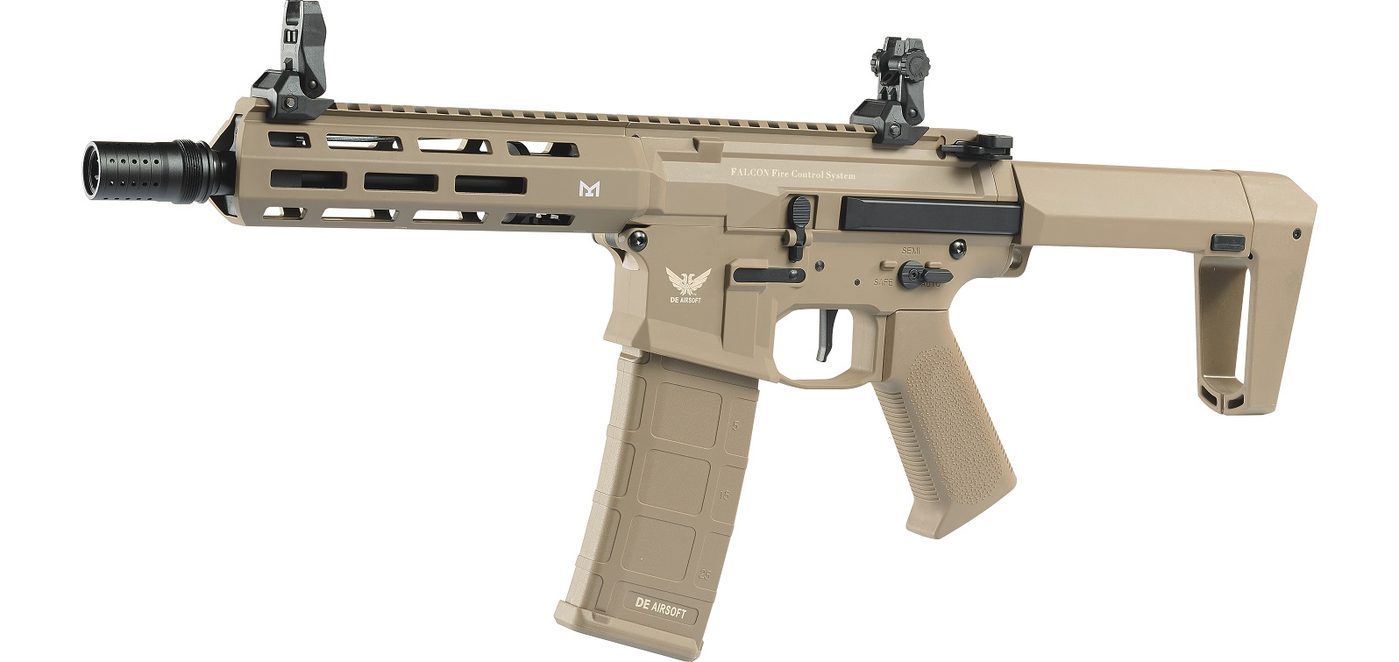 Double Eagle M904G Honey Badger CQC M-LOK AEG (Black / Tan / Grey Double Eagle M904G Honey Badger CQC M-LOK AEG (Black / Tan / Grey