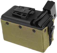 MAG 2500rd M249 Electric Winding Cartridge Pouch w/ Remote (Desert / Tan)