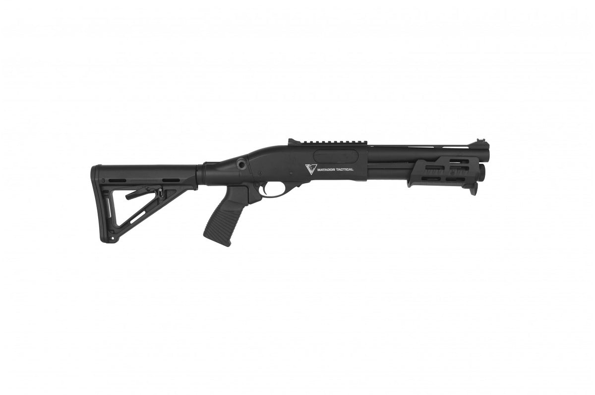MATADOR Tactical M870 CSG MAX Tactical Shorty Gas Shotgun BK
