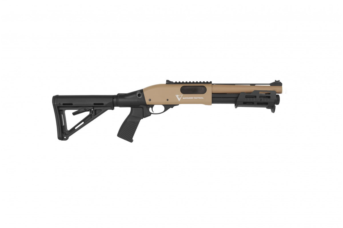 MATADOR Tactical M870 CSG MAX Tactical Shorty Gas Shotgun DE