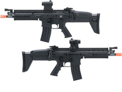 VFC Cybergun Licensed FN Herstal SCAR-L MK16 CQC AEG (Black / Tan)