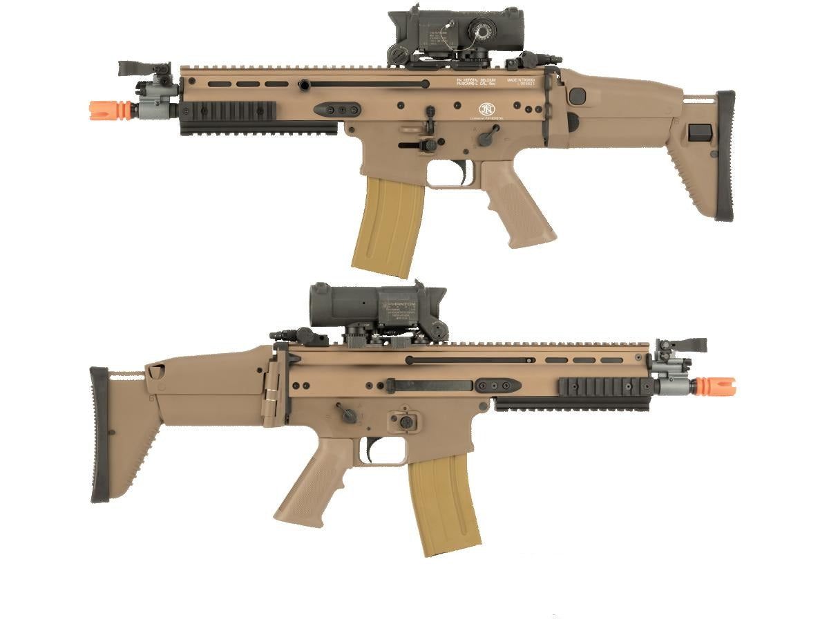 VFC Cybergun Licensed FN Herstal SCAR-L MK16 CQC AEG (Black / Tan)