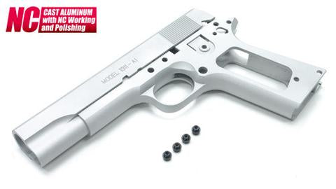 Guarder Aluminum Slide & Frame for MARUI M1911A1 - Colt (Silver)