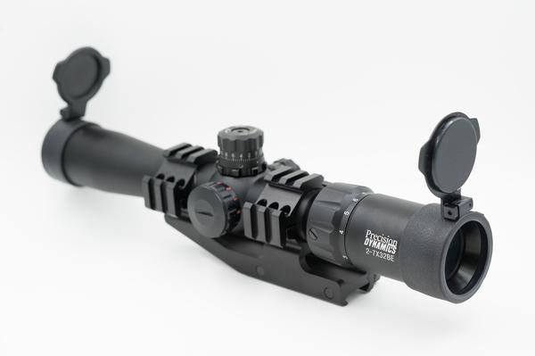 Precision Dynamics 2-7x32 Illuminated Scope w/ Cantilever Mount ...