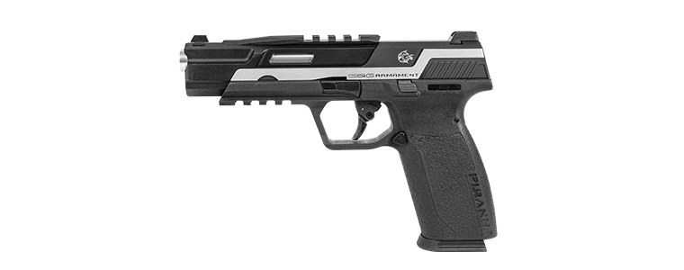 G&G Piranha TR GBB Pistol (Black / Silver)