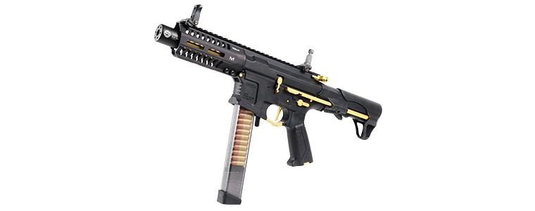 G&G ARP 9 CQB Carbine Airsoft AEG (Limited Gold Stealth Edition G&G ARP 9 CQB Carbine Airsoft AEG (Limited Gold Stealth Edition
