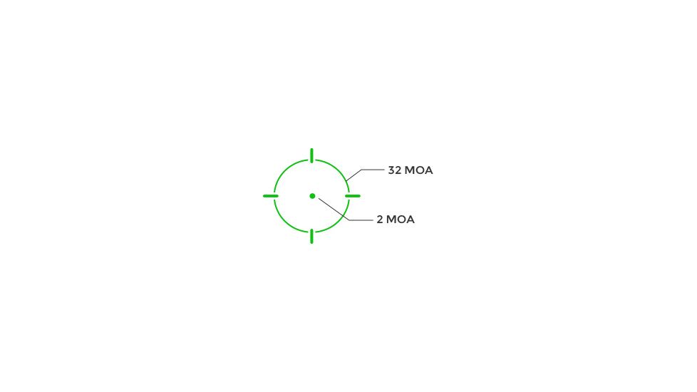 Holosun HE507C-GR-X2 MINI OPEN REFLEX CIRCLE GREEN DOT SIGHT